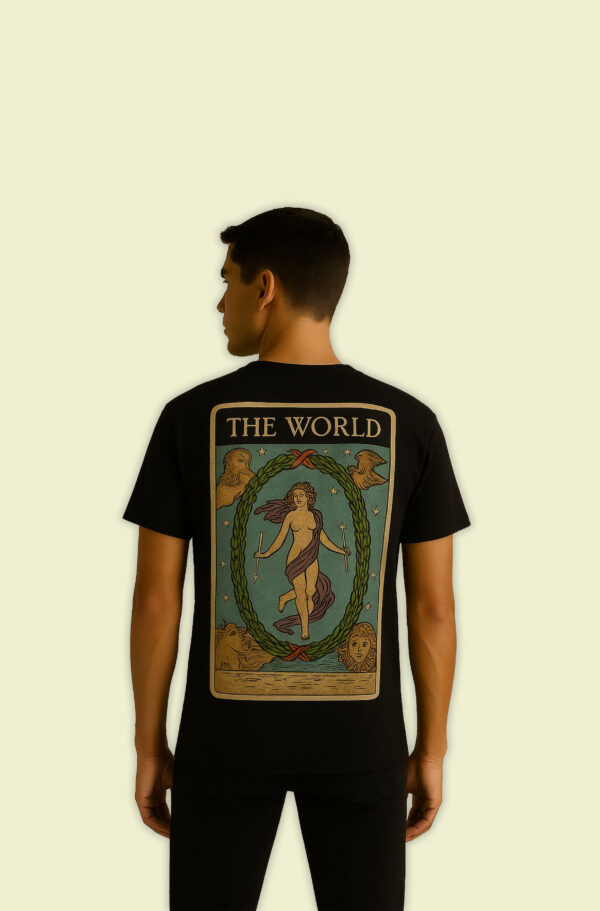 The Fool Tarot T-Shirt – The World