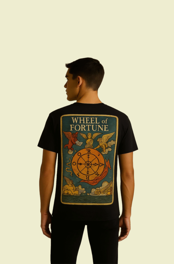 The Fool Tarot T-Shirt – The Wheel off Fortune