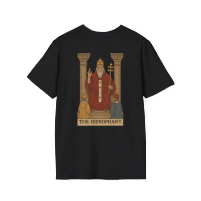 The Hierophant Tarot Card T-Shirt – Mystical Spiritual Graphic Tee for Wisdom & Tradition
