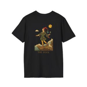 The Fool Tarot T-Shirt – Symbol of New Beginnings & Adventure