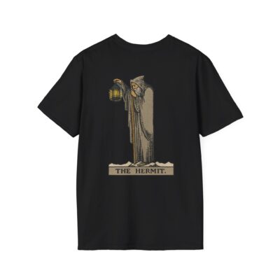 The Hermit Tarot Card T-Shirt – Mystical Graphic Tee for Inner Wisdom & Solitude