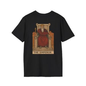 The Emperor Tarot Card T-Shirt | Authority & Stability Graphic Tee | Mystical Witchy Spiritual Shirt for Men & Women
