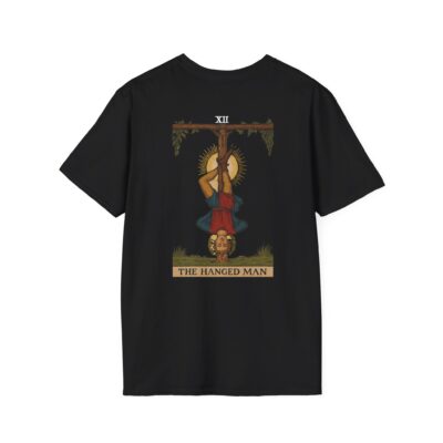 The Hanged Man Tarot Card T-Shirt – Unisex Occult Graphic Tee for Men & Women
