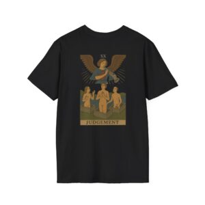 The Judgment Tarot Card T-Shirt | Mystical Spiritual Graphic Tee | Gothic Witchy Occult Shirt for Men & Women